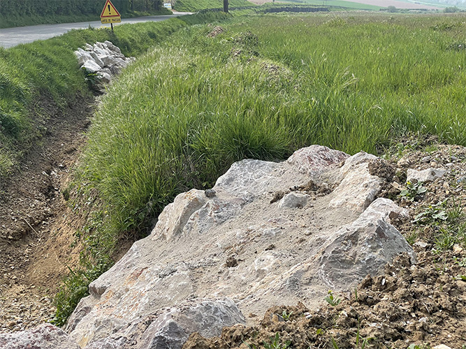 Am&eacute;nagement des foss&eacute;s &agrave; Beussent (62)