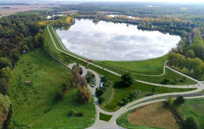 Illustration d'un Bassin de R&eacute;tention Rapport Site Pilote La Bass&eacute;e Seine Grands Lacs