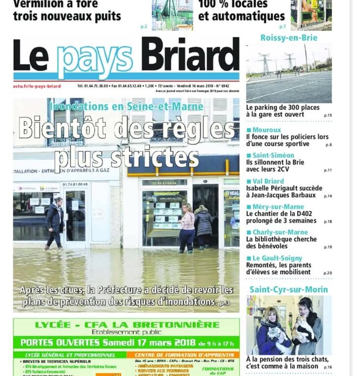 Inondations en Seine-et-Marne : r&eacute;vision des plans de pr&eacute;vention