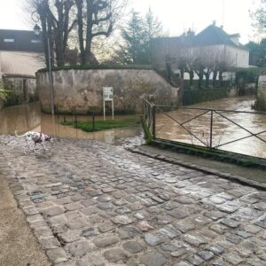 Débordement du Morin à Crécy-la-Chapelle et Mouroux