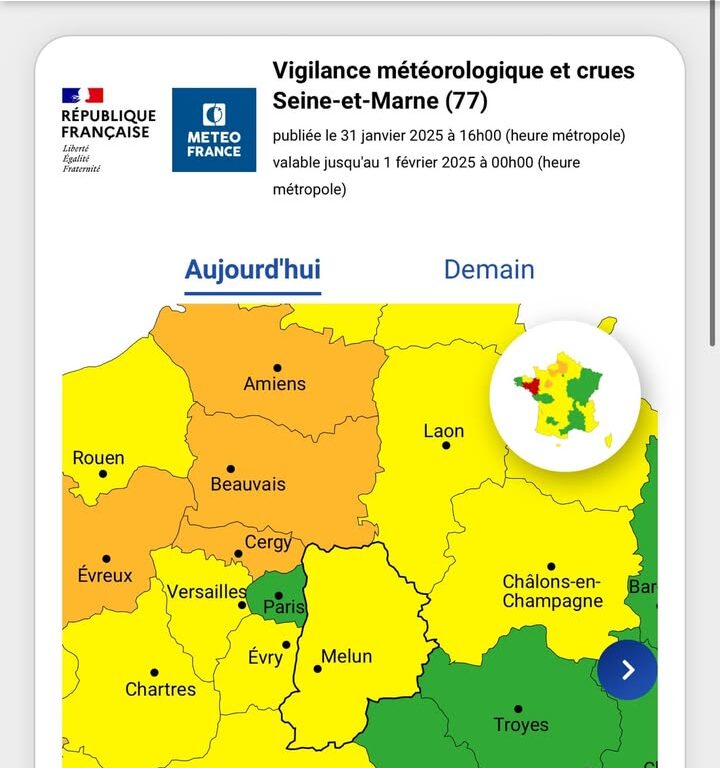 Vigilance jaune : attention au verglas