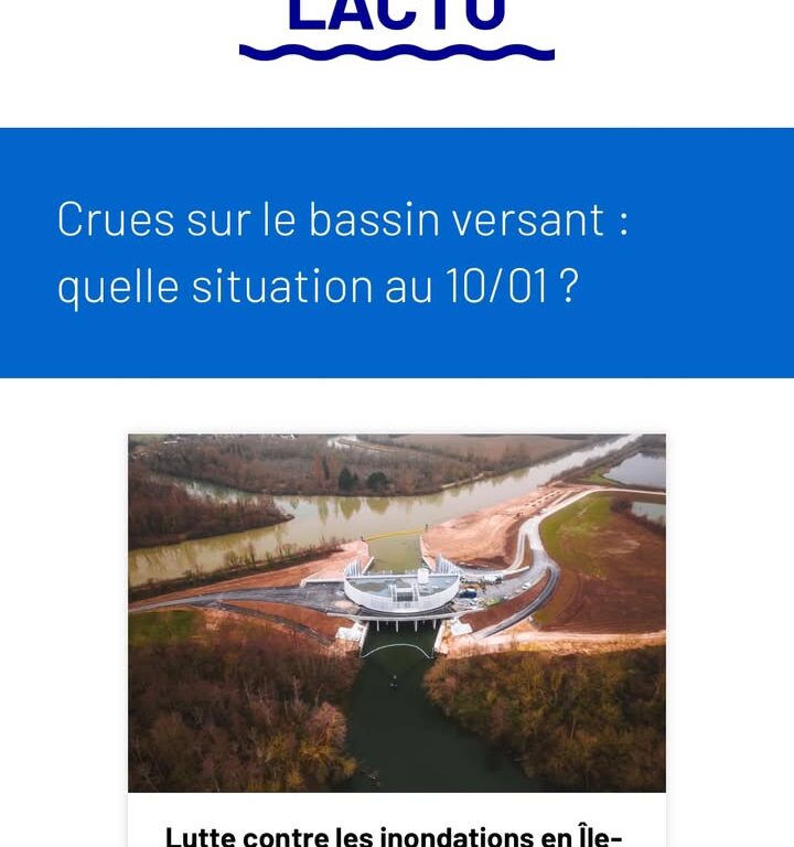 Les grands travaux de pr&eacute;vention des d&eacute;bordements de la Seine