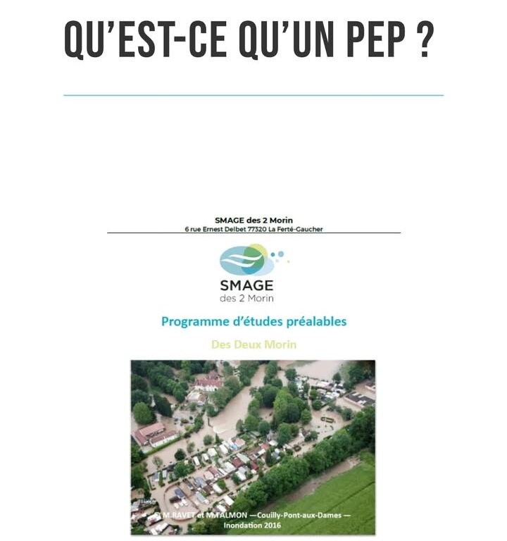 PEP des Deux Morin : explications lors de la prochaine r&eacute;union