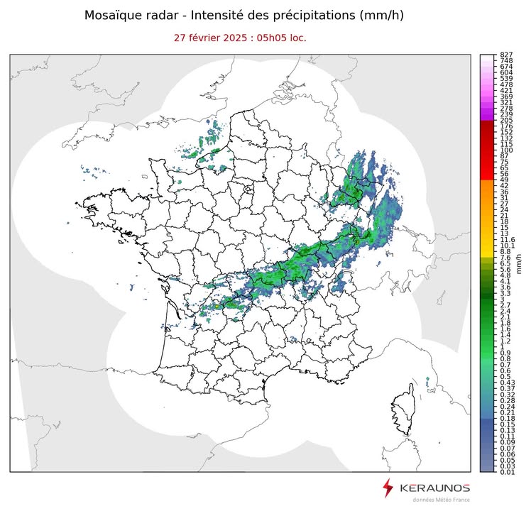 La pluie a cess&eacute; ce matin