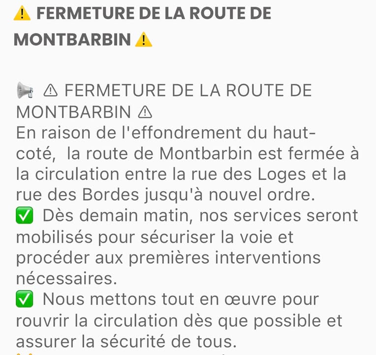 Cr&eacute;cy-la-Chapelle : information municipale importante