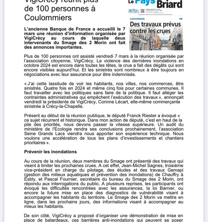 Batardeaux : diagnostics de vuln&eacute;rabilit&eacute; et demandes l&eacute;gislatives lanc&eacute;s