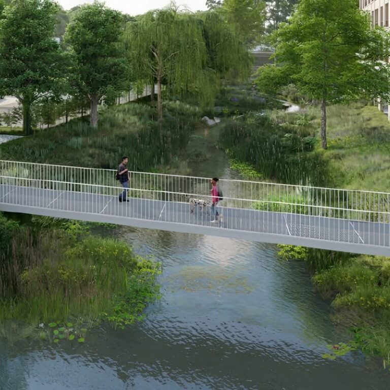 Un ruisseau fait son retour &agrave; Marne-la-Vall&eacute;e