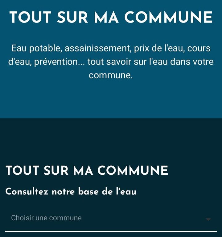 Qualit&eacute; de l&rsquo;eau du robinet : consultez les donn&eacute;es de votre commune