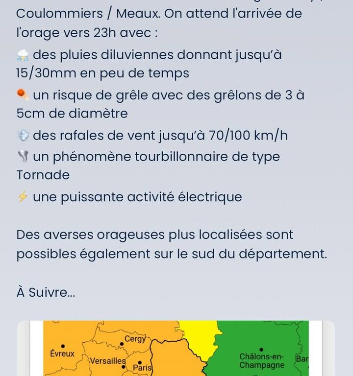 Vigilance orange : alerte inondation sur le bassin versant