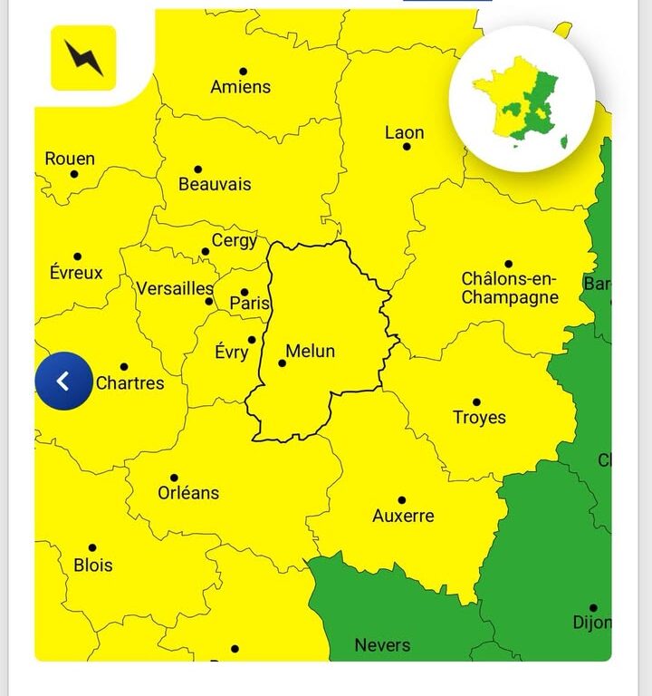 Vigilance jaune vendredi 13 juin : orages et gr&ecirc;le localis&eacute;e