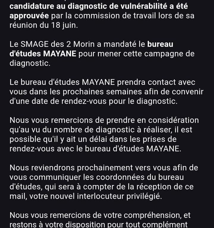 Diagnostic de vuln&eacute;rabilit&eacute; : campagne de sensibilisation en cours