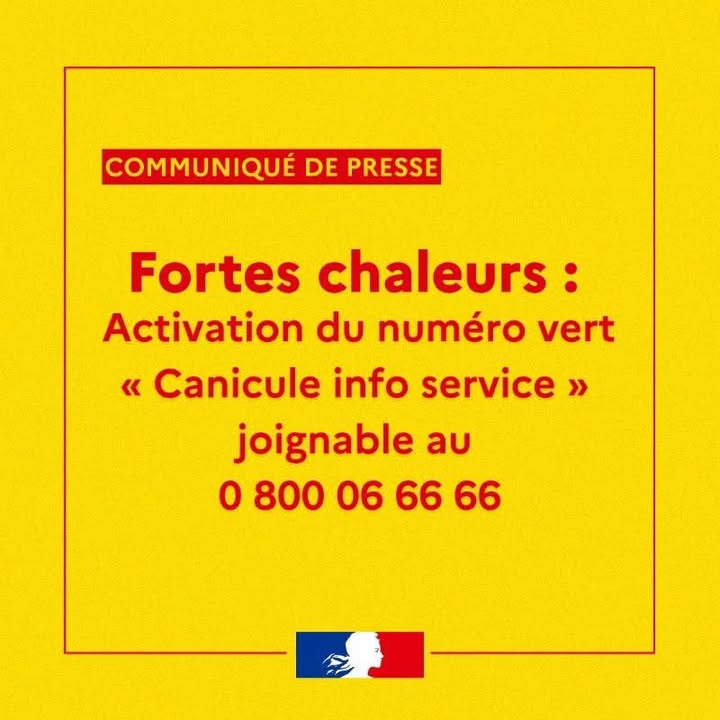 Numéro vert canicule : informations et aide aux personnes vulnérables