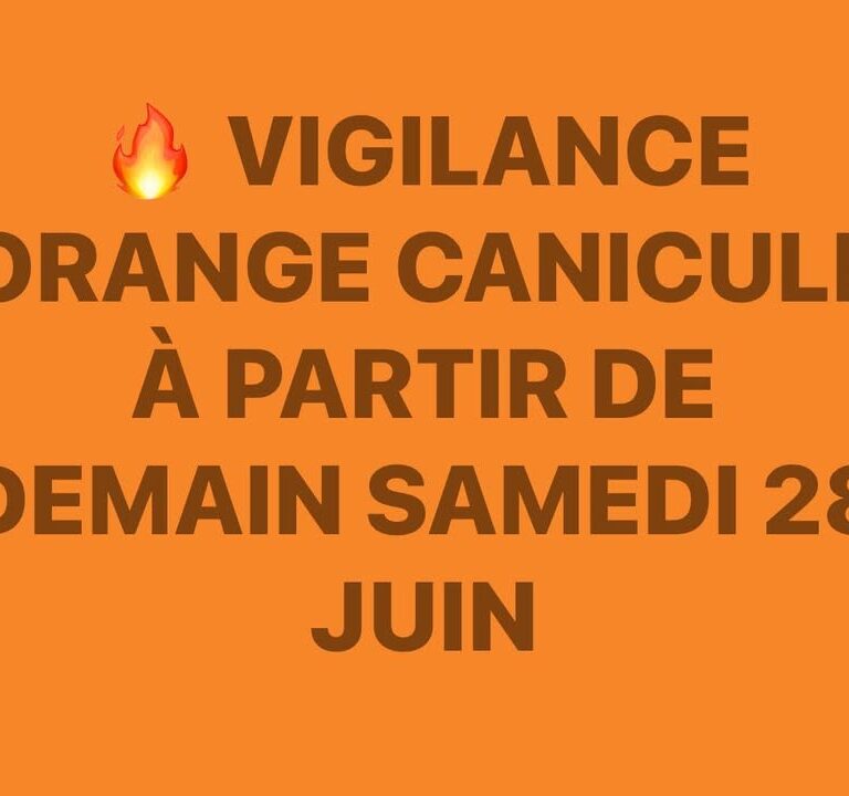 Alerte canicule : temp&eacute;ratures orange ce week-end en Seine-et-Marne