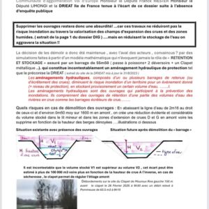 Destruction du clapet de Mouroux : débat citoyen sur la gestion hydraulique