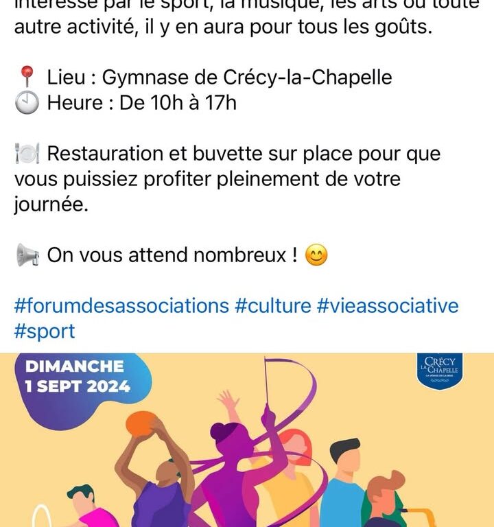 VigiCr&eacute;cy exclue du Forum des Associations 2025 de Cr&eacute;cy-la-Chapelle