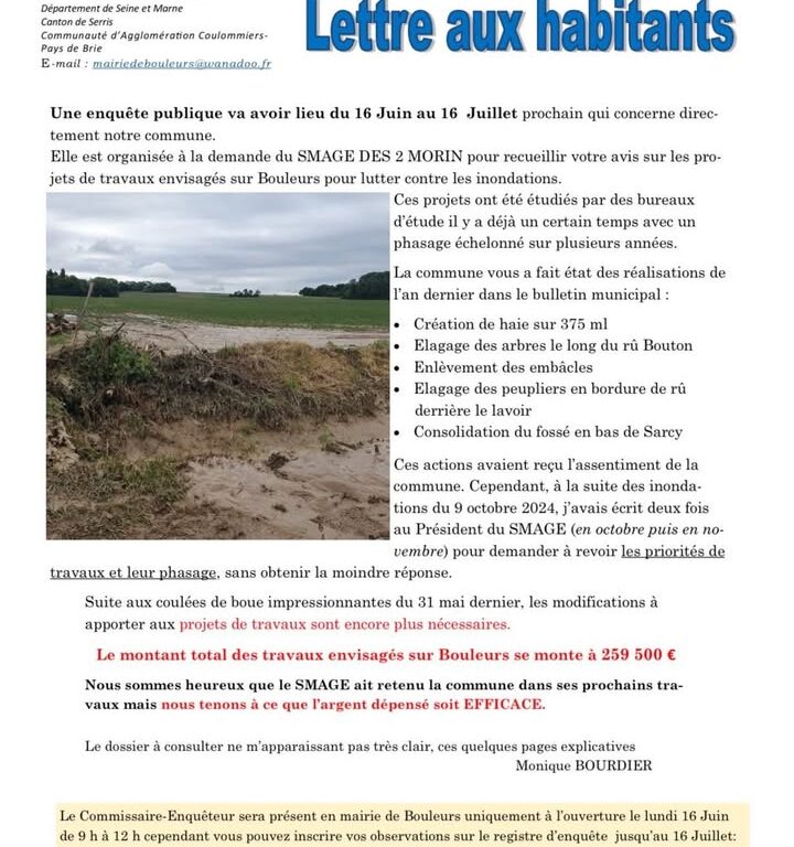 Bouleurs : l&rsquo;engagement exemplaire face aux inondations