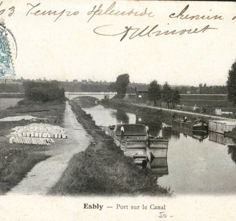 La « porte à bateaux » d&rsquo;Esbly : histoire et enjeux hydrauliques du Grand Morin