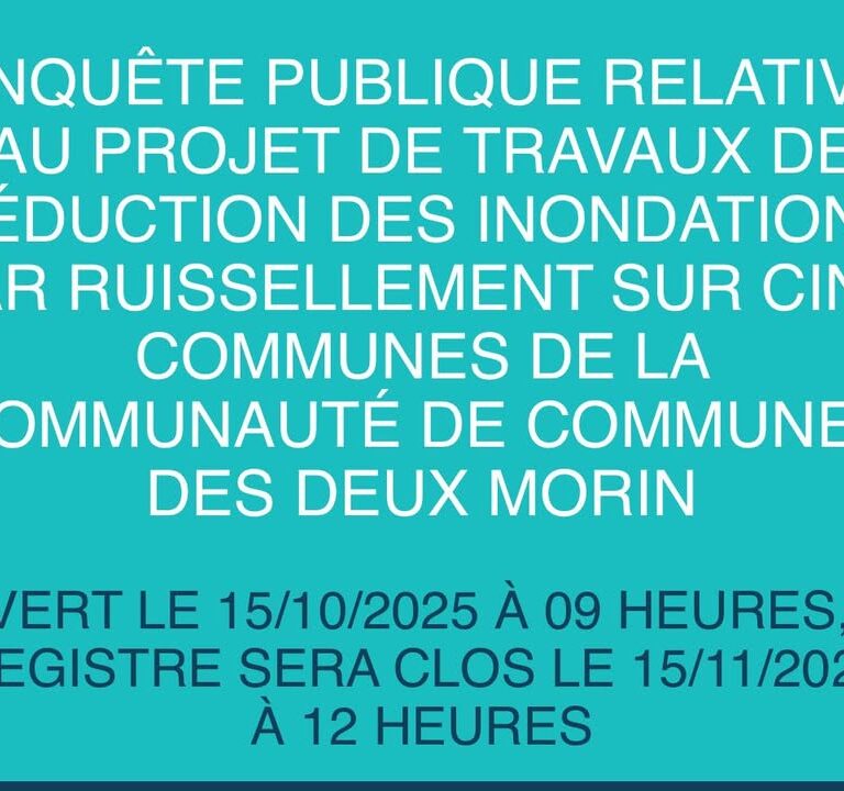 Enqu&ecirc;te publique Vannetin : restauration hydrologique octobre-novembre 2025