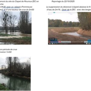 Retrait du clapet de Mouroux : craintes sur la gestion des crues en aval