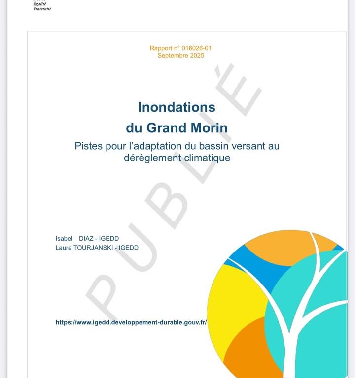 Rapport d&rsquo;&Eacute;tat sur le Grand Morin : document cl&eacute; publi&eacute;