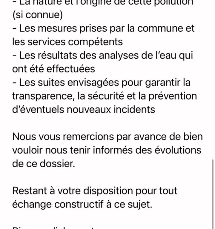 Courrier adressé à la Mairie de Beautheil-Saint