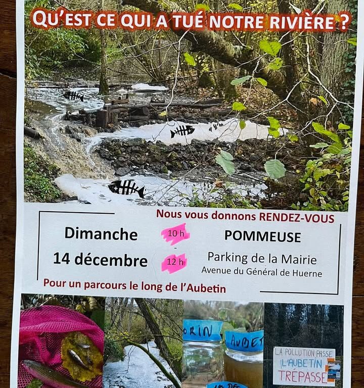 Pollution de l&rsquo;Aubetin : VigiCrécy demande des explications aux autorités