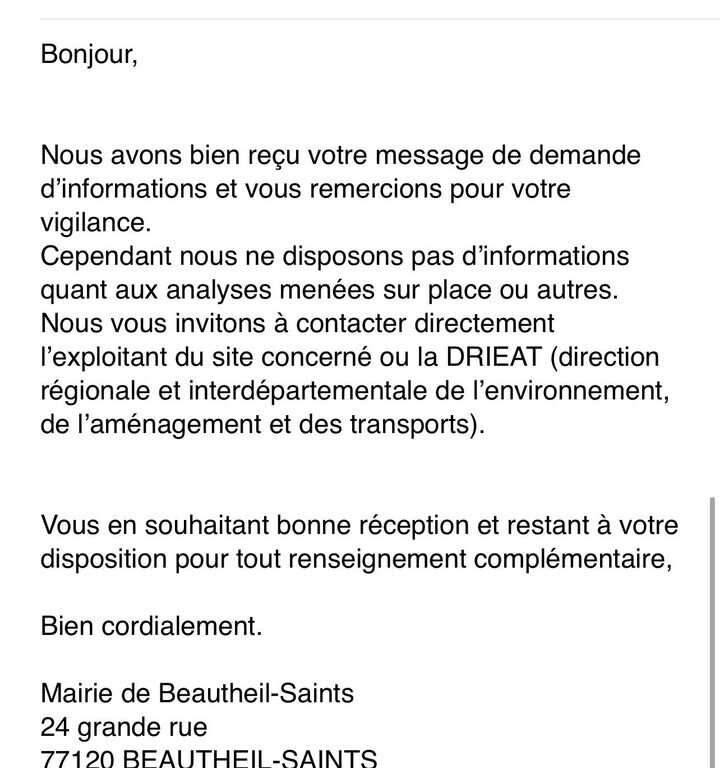 Pollution de l’Aubetin : la mairie de Beautheil-Saints répond