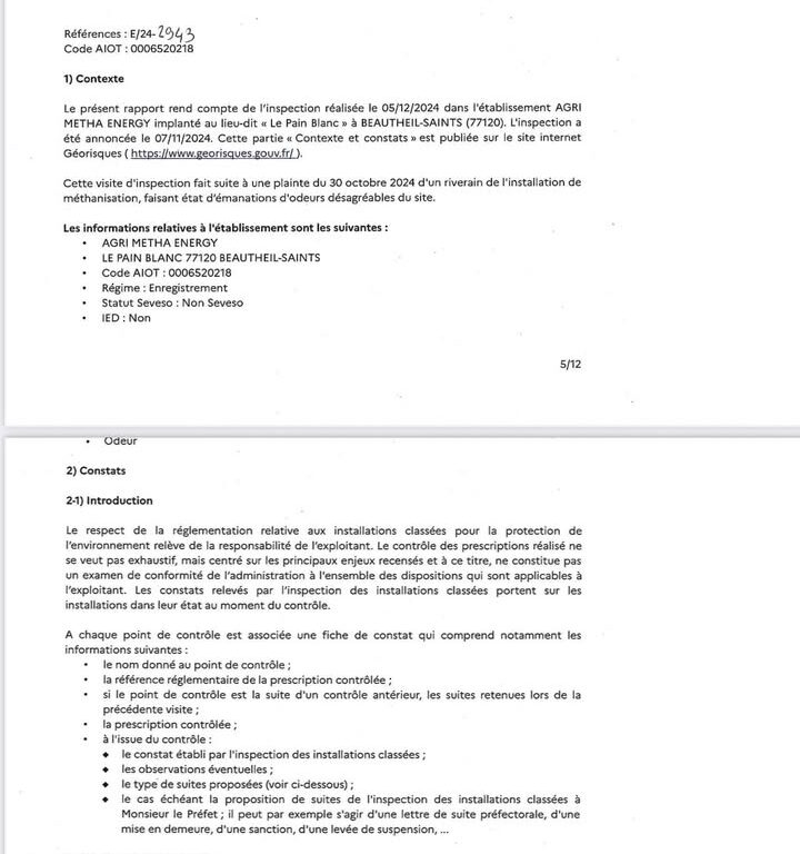 Pollution de l&rsquo;Aubetin : rapport d&rsquo;inspection disponible le 24 d&eacute;cembre