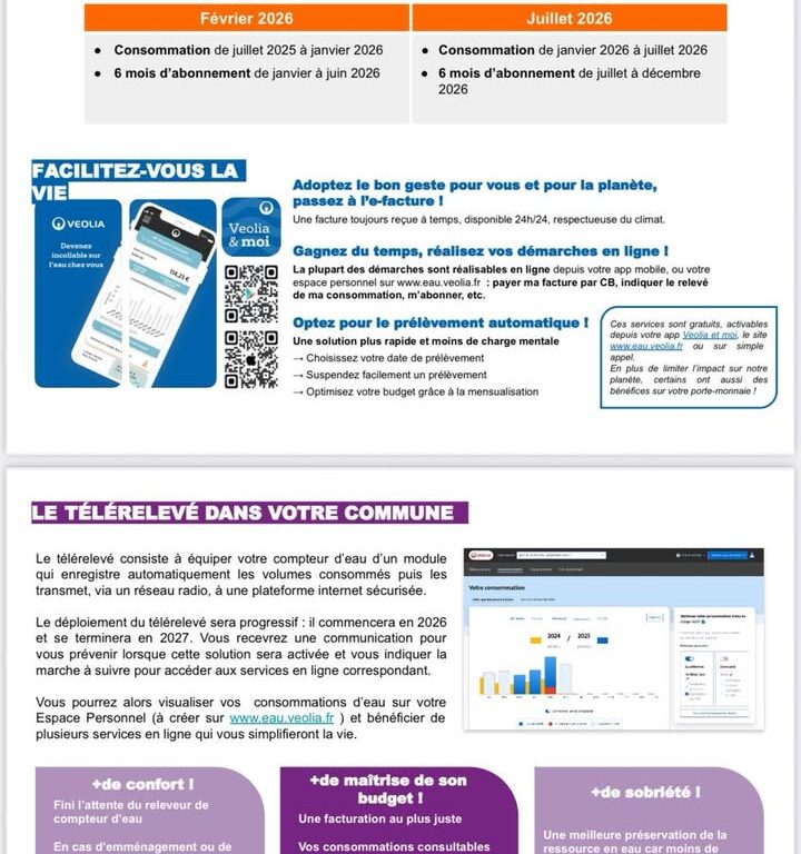T&eacute;l&eacute;relev&eacute; gratuit : Veolia d&eacute;ploie les compteurs intelligents 2026-2027