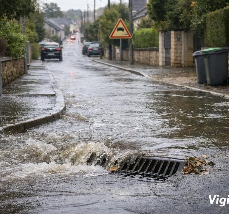 Pluies annonc&eacute;es : vigilance sur les ruissellements localis&eacute;s