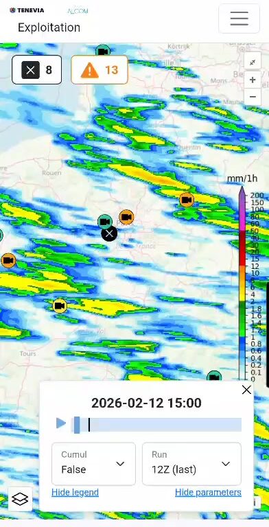 Pr&eacute;visions m&eacute;t&eacute;o inqui&eacute;tantes pour vendredi &agrave; samedi