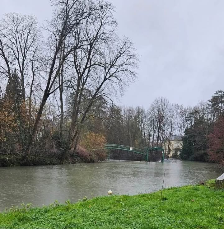 Barrage du Moulin de Quintejoie ouvert en anticipation des pluies