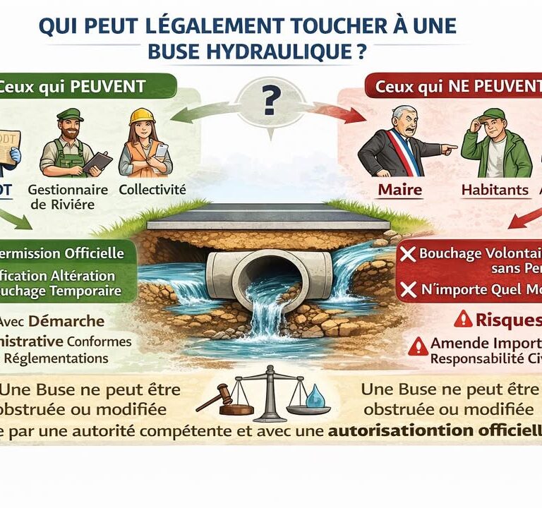 Buse hydraulique : les r&egrave;gles l&eacute;gales &agrave; respecter absolument