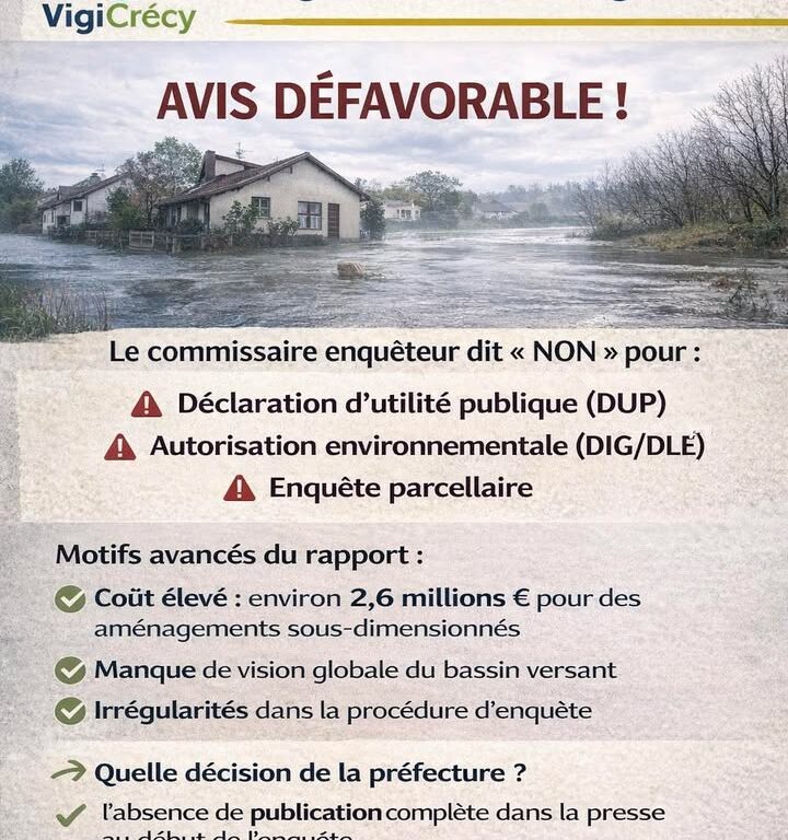 Enqu&ecirc;te publique ZRT : avis d&eacute;favorable du commissaire enqu&ecirc;teur