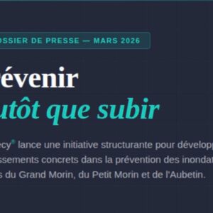 VigiCrécy® lance une initiative majeure de prévention des inondations