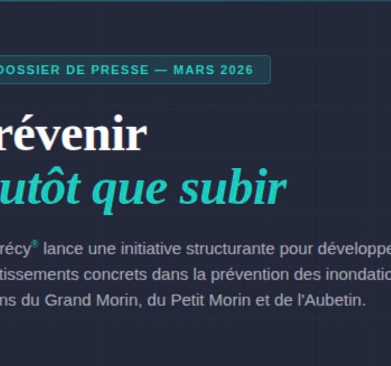 VigiCrécy® lance une initiative majeure de prévention des inondations