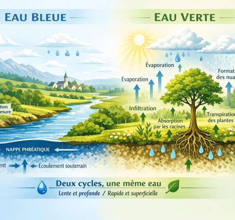 Eau bleue et eau verte : comprendre l&rsquo;&eacute;quilibre hydrologique
