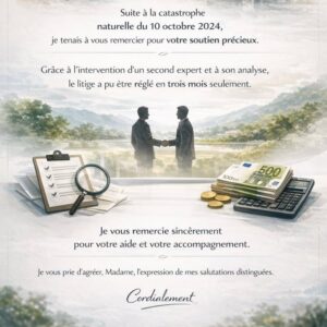 Litige d&rsquo;assurance réglé en 3 mois grâce à l&rsquo;accompagnement VigiCrécy