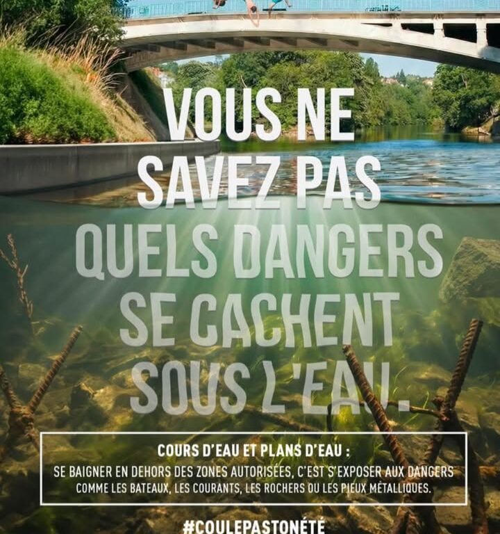 Baignade en rivi&egrave;re&nbsp;: les dangers invisibles de l&rsquo;eau calme