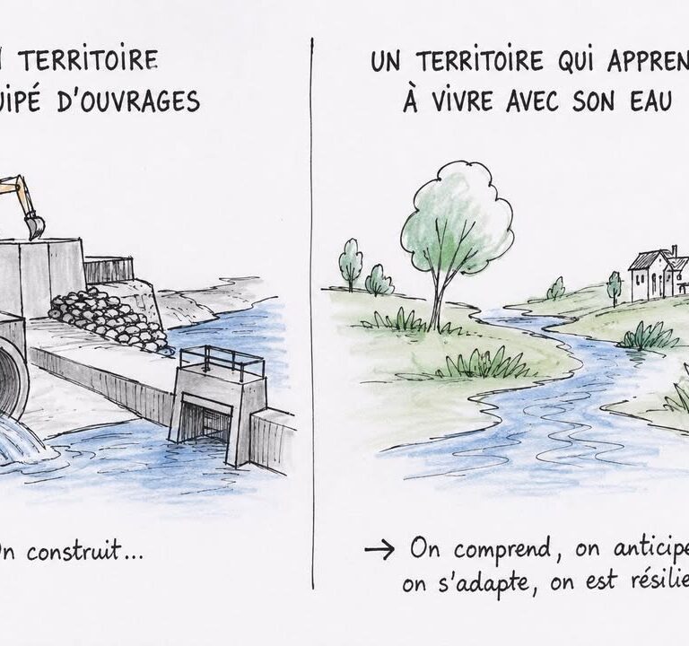 Pr&eacute;vention des inondations&nbsp;: au-del&agrave; des ouvrages, une culture du risque