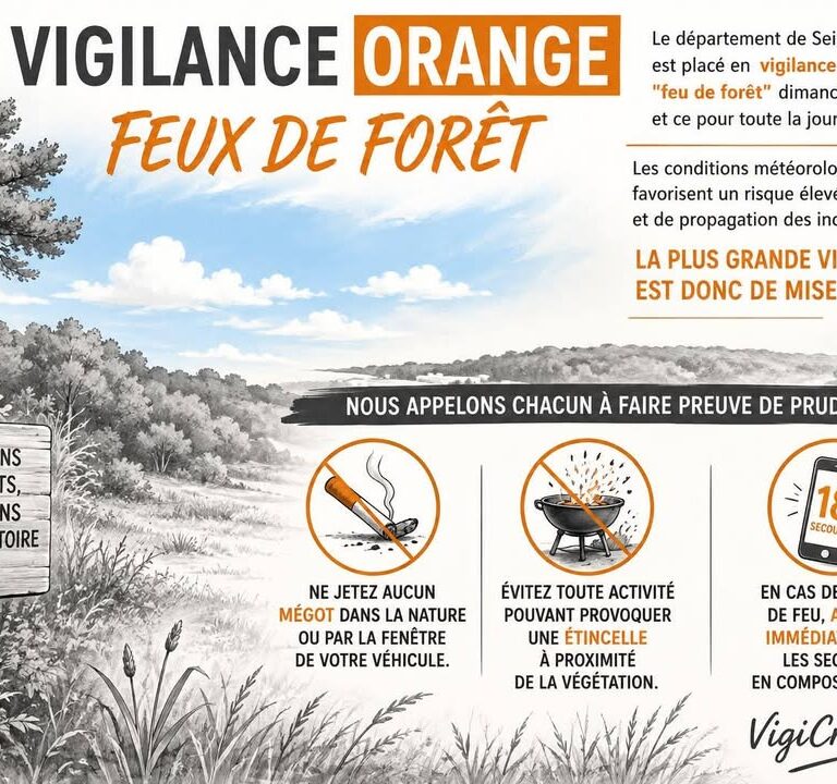 Seine-et-Marne&nbsp;: vigilance orange feux de for&ecirc;t