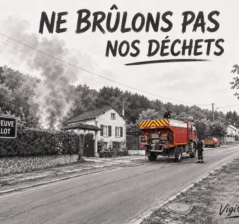 Villeneuve-sur-Bellot&nbsp;: un feu de branches d&eacute;g&eacute;n&egrave;re en risque d&rsquo;incendie