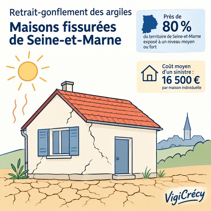 Retrait-gonflement des argiles&nbsp;: pourquoi la Seine-et-Marne est exclue du fonds de pr&eacute;vention