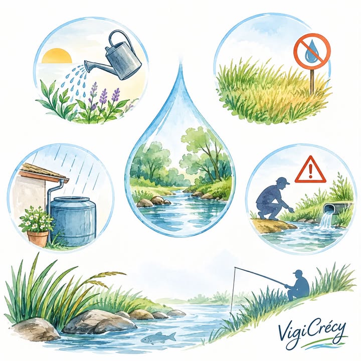 S&eacute;cheresse&nbsp;: les gestes simples pour &eacute;conomiser l&rsquo;eau