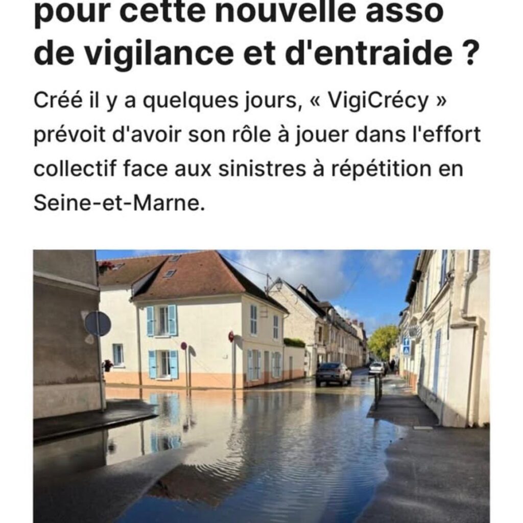 Inondations en Seine-et-Marne : quelles ambitions pour cette nouvelle asso de vigilance et d'entraide ?
