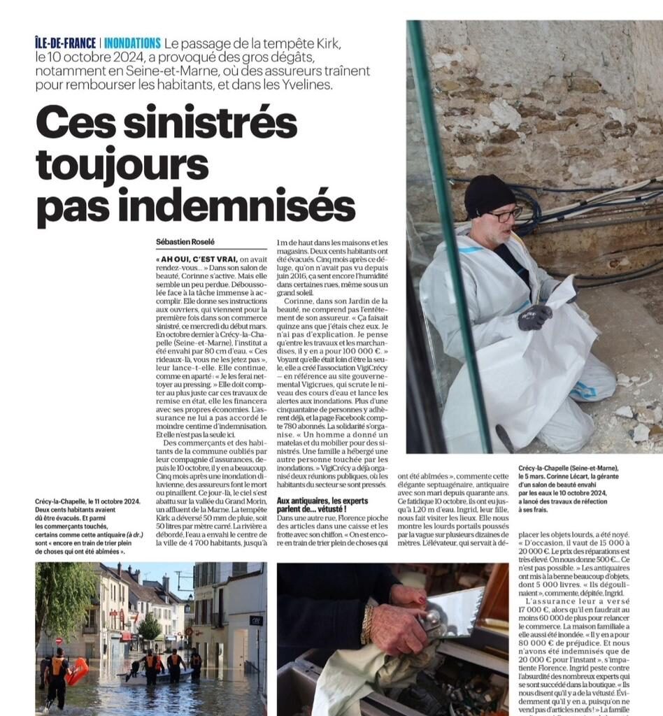 Ces sinistr&eacute;s toujours pas indemnis&eacute;s